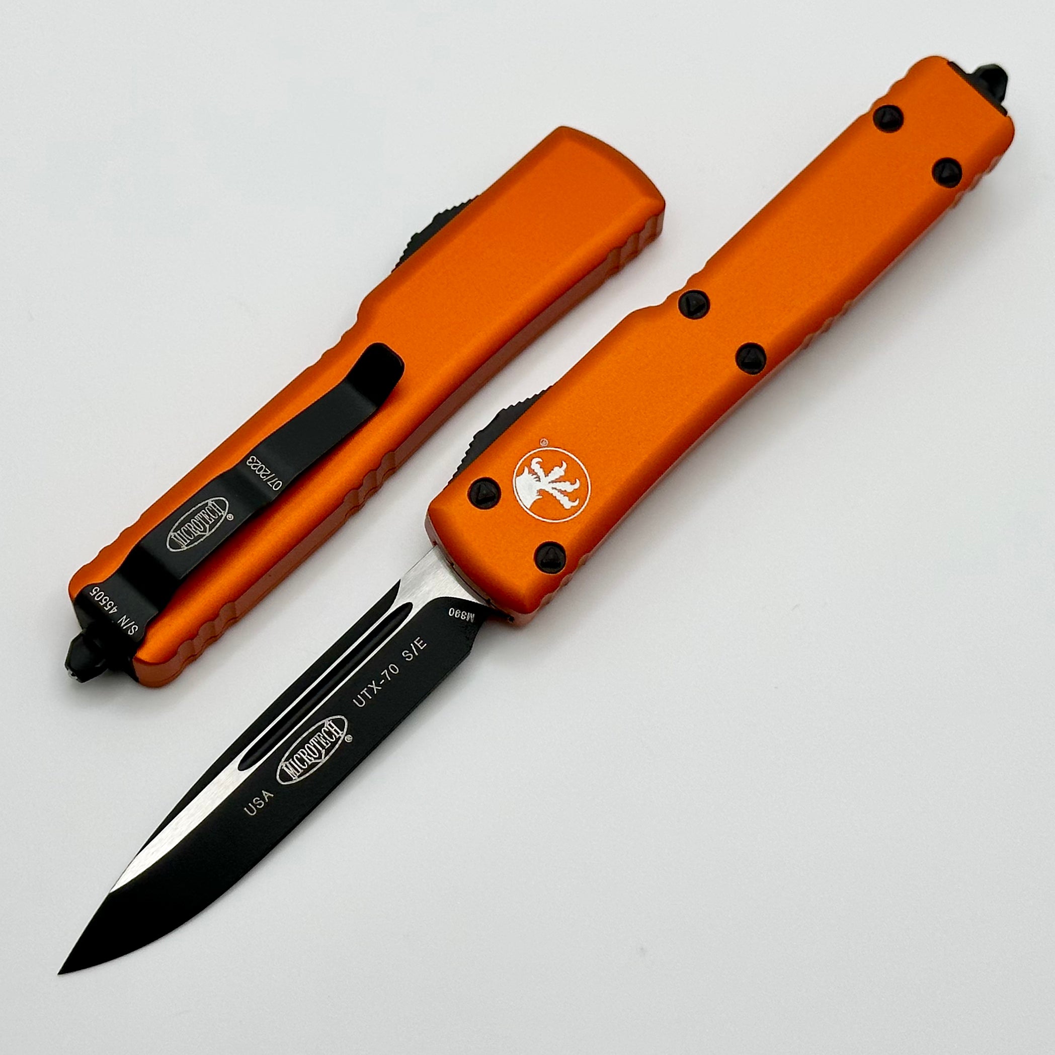 Microtech UTX-70 Premium Compact Knife - Orange Edition