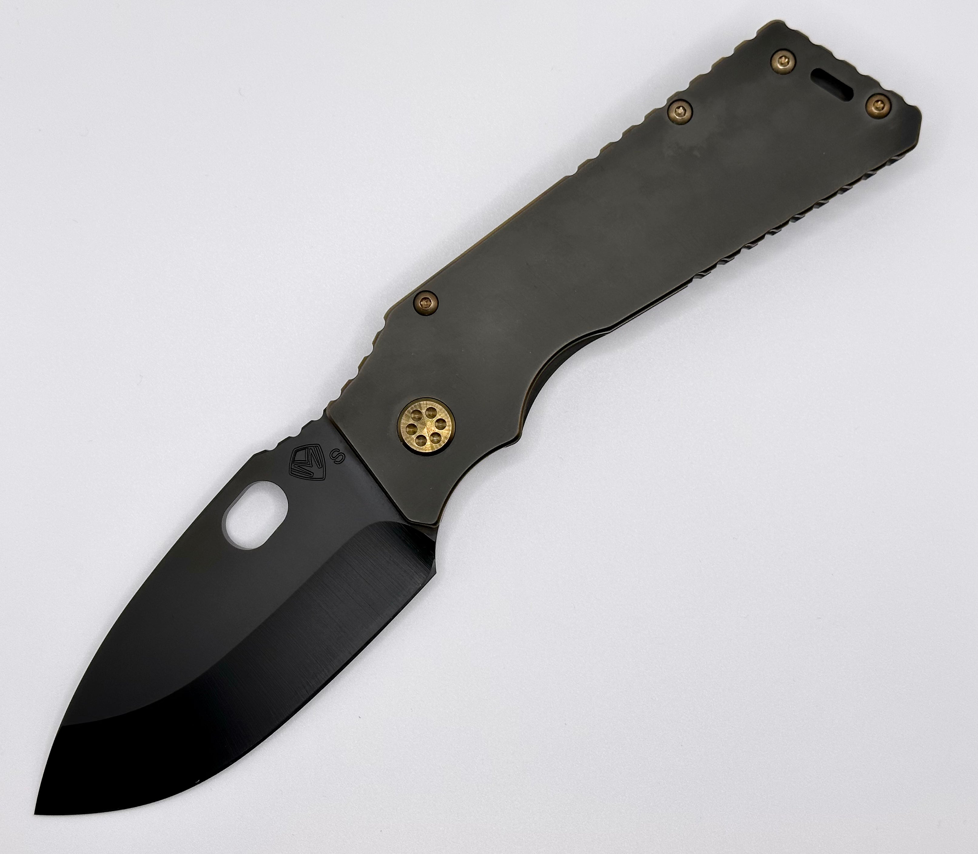 Medford TFF-1 S35VN Tactical Folding Knife - Bronze Pinstriped Edition