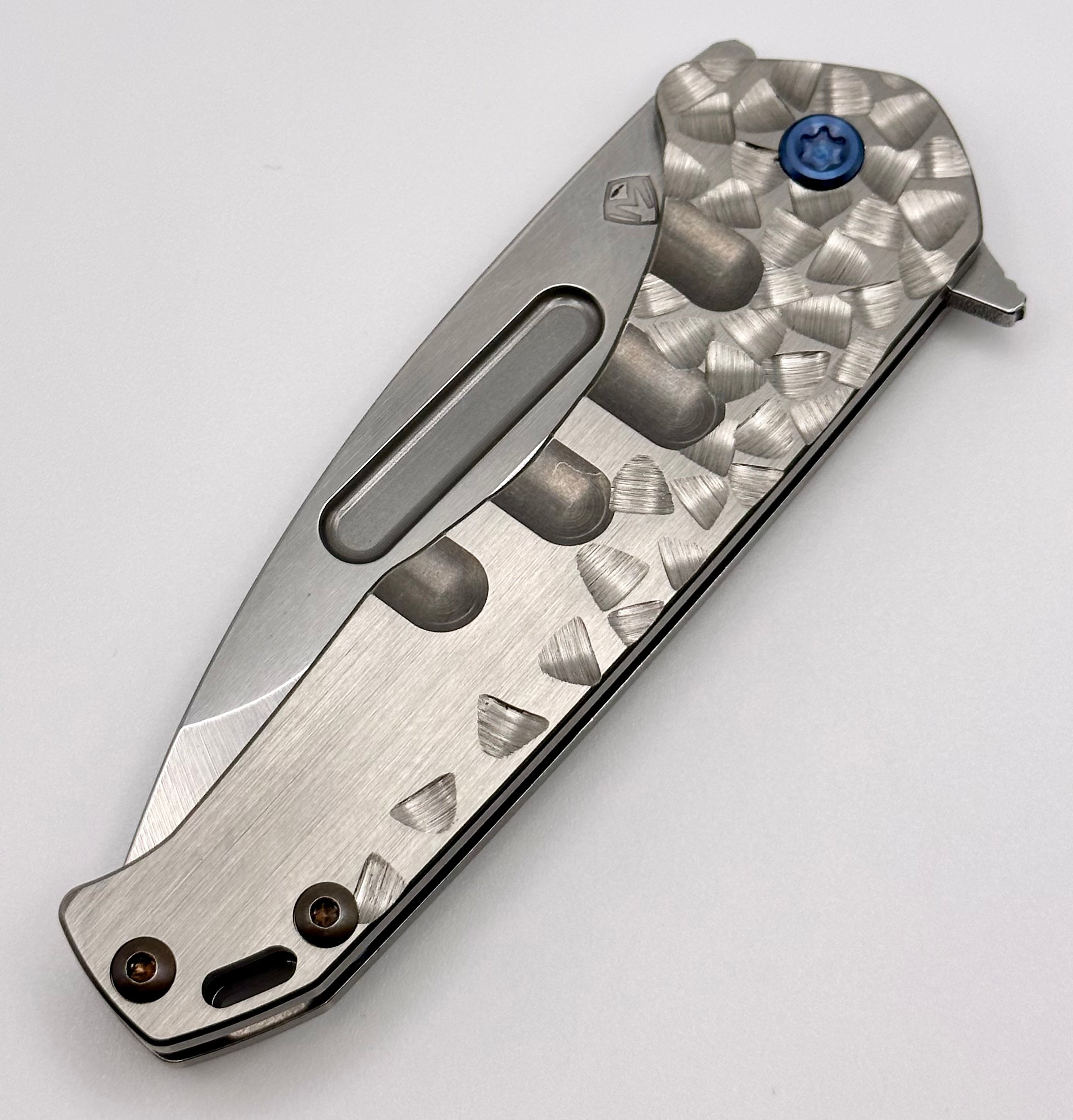 Medford Praetorian Slim Flipper Knife - Premium S35VN Blade & Titanium Handles