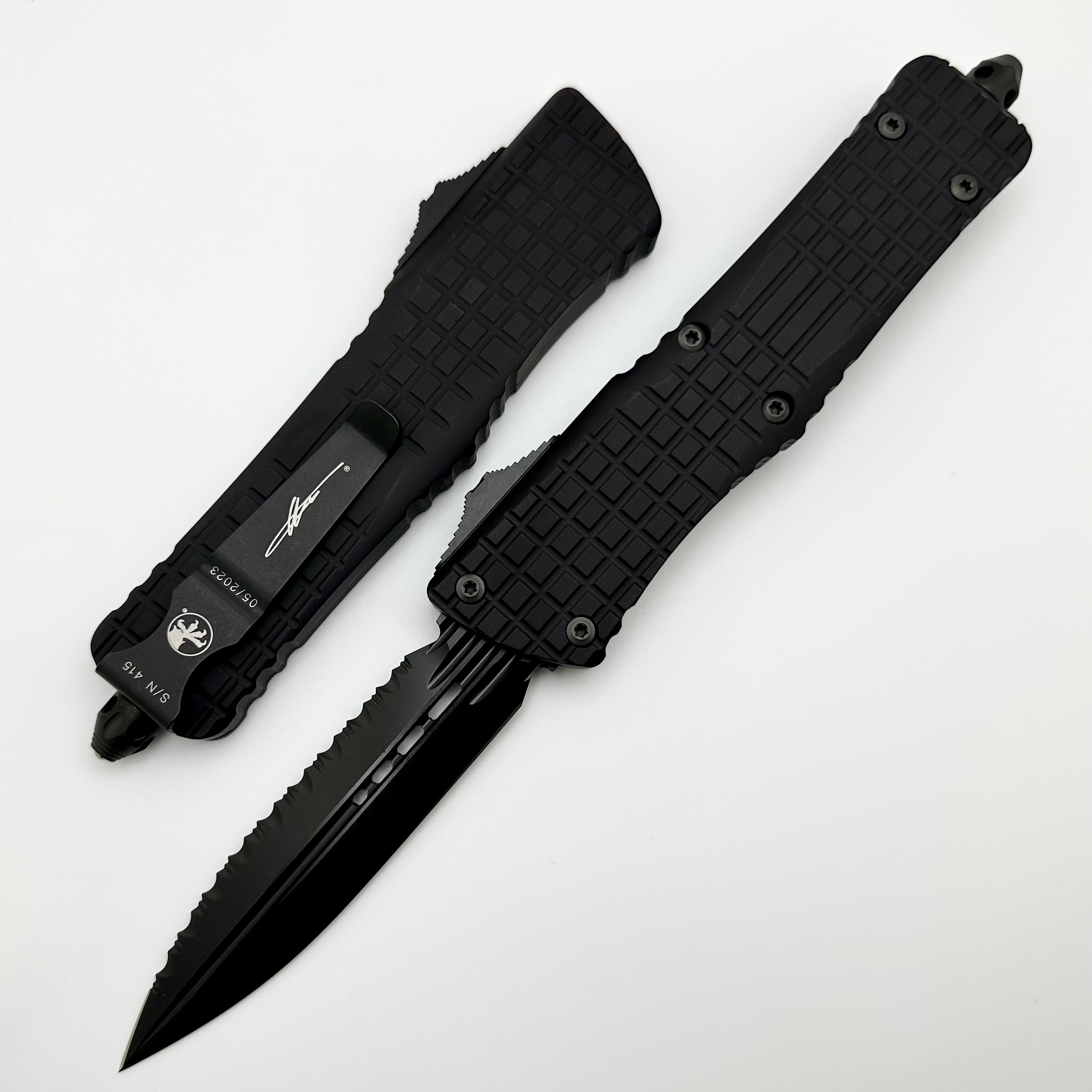 Ultimate Combat Troodon Delta Frag Knife - Premium DLC Double Edge Fully Serrated