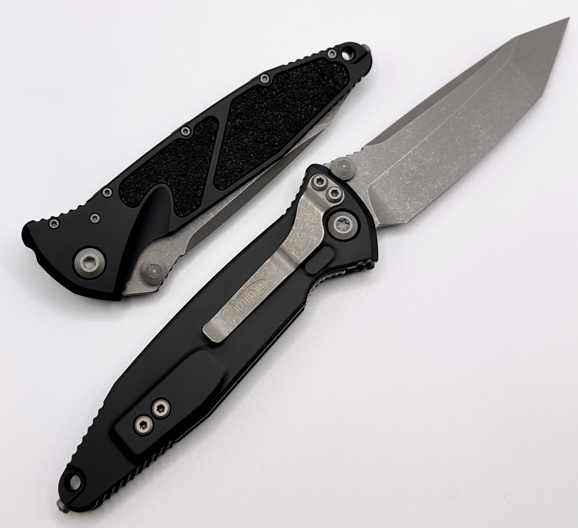 Microtech Socom Elite Tanto Edge Manual Black Apocalyptic - Premium Tactical Folding Knife