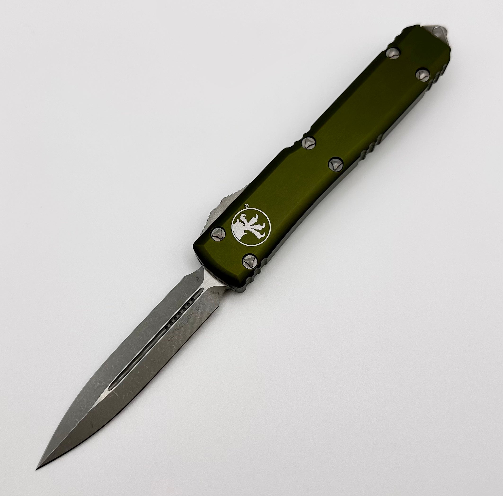 Microtech Ultratech Premium Double Edge Apocalyptic Knife - OD Green
