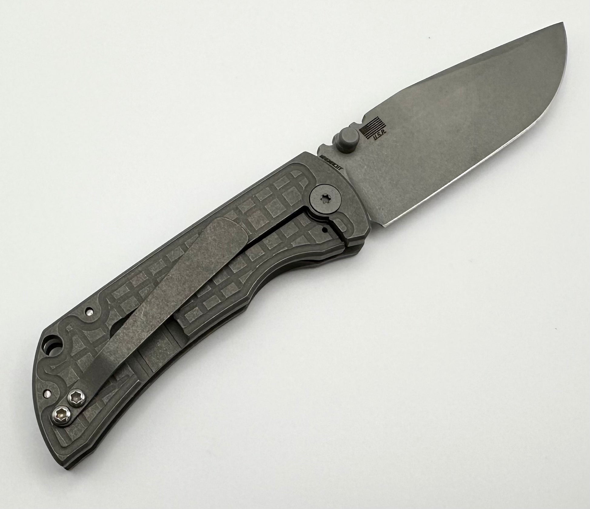 McNees Premium Mac 2 3 Knife - Matte Stonewash Frag PRE-OWNED | Ultimate Craftsmanship