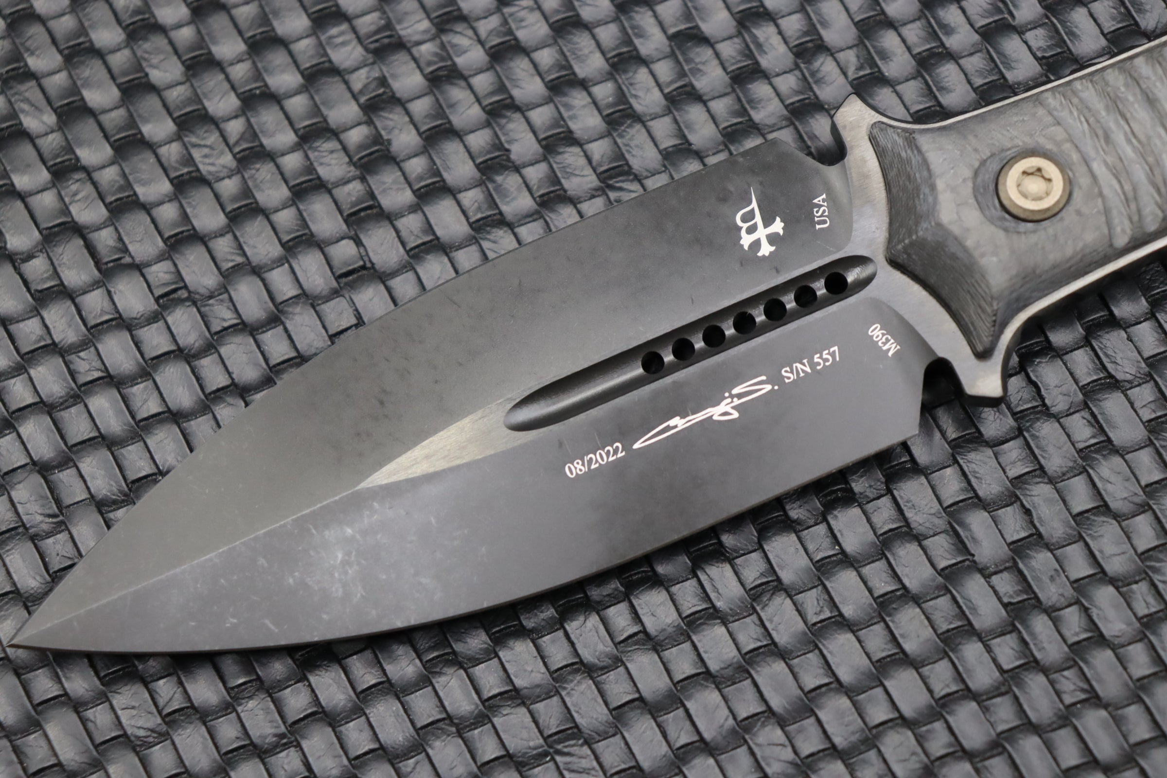 Premium Microtech SBD Dagger - Carbon Fiber Handle & DLC Coated Blade