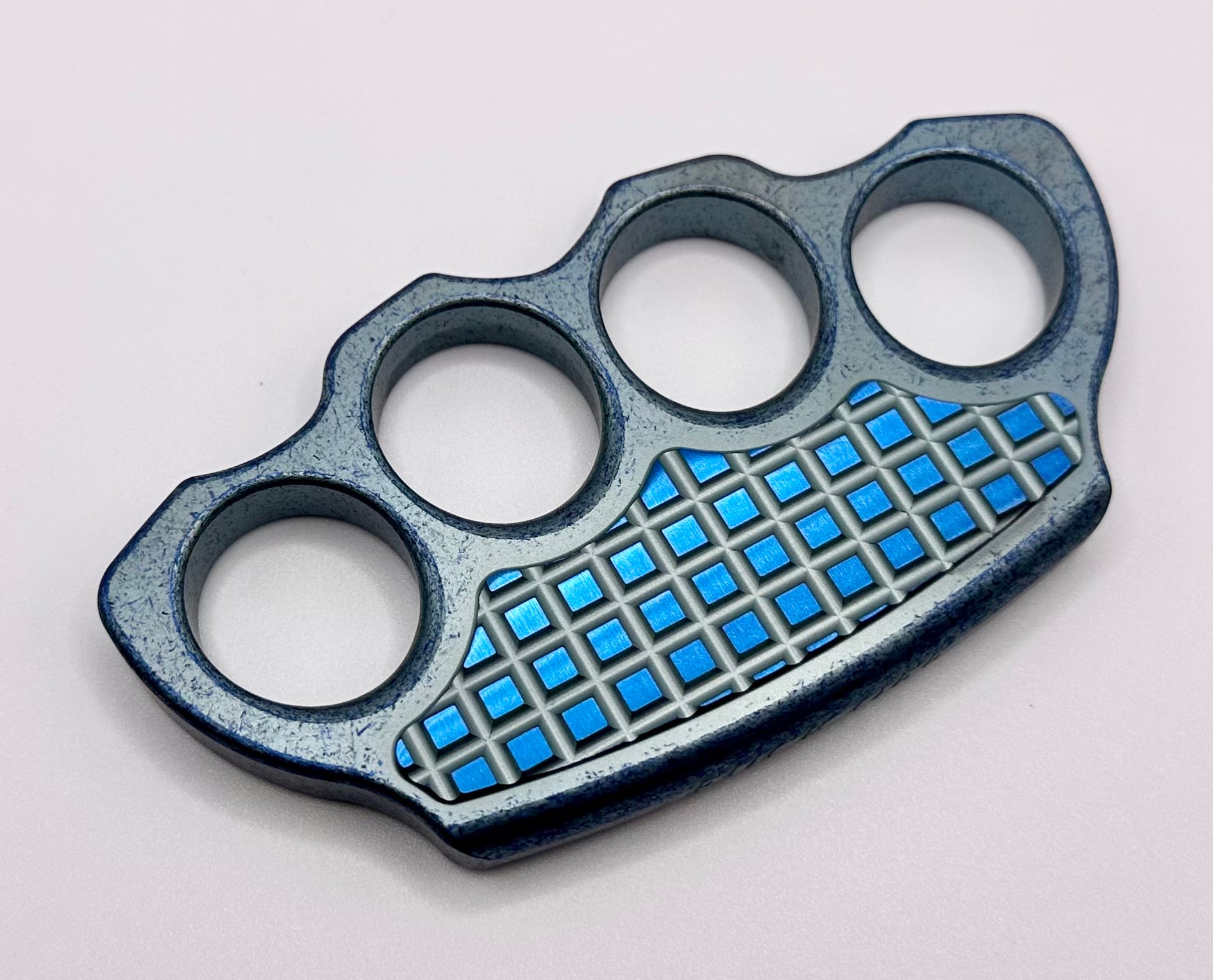 Premium Microtech Titanium Hand Tank with Ice Blue Finish