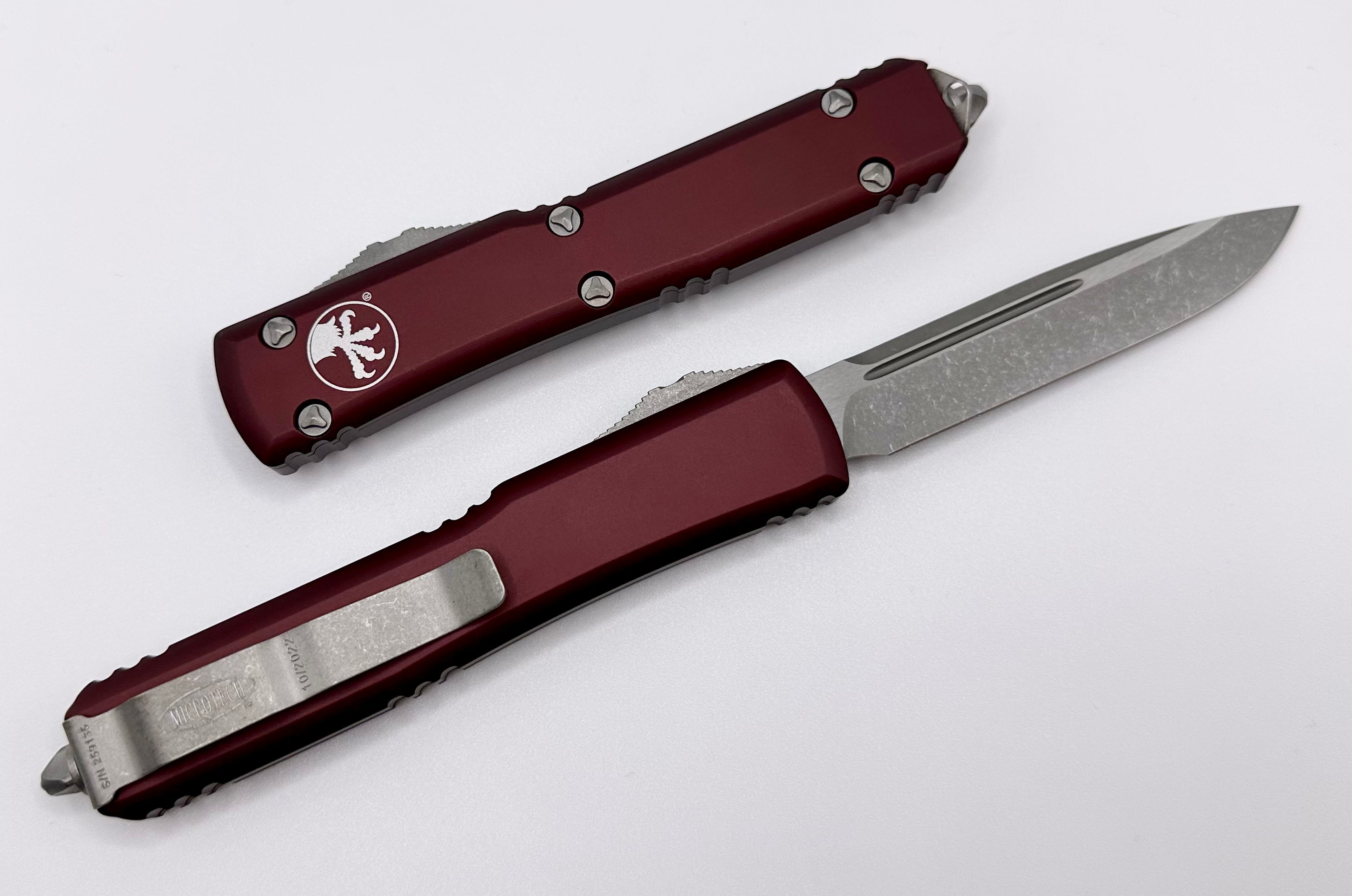 Premium Microtech Ultratech S/E Apocalyptic Knife - Merlot Edition