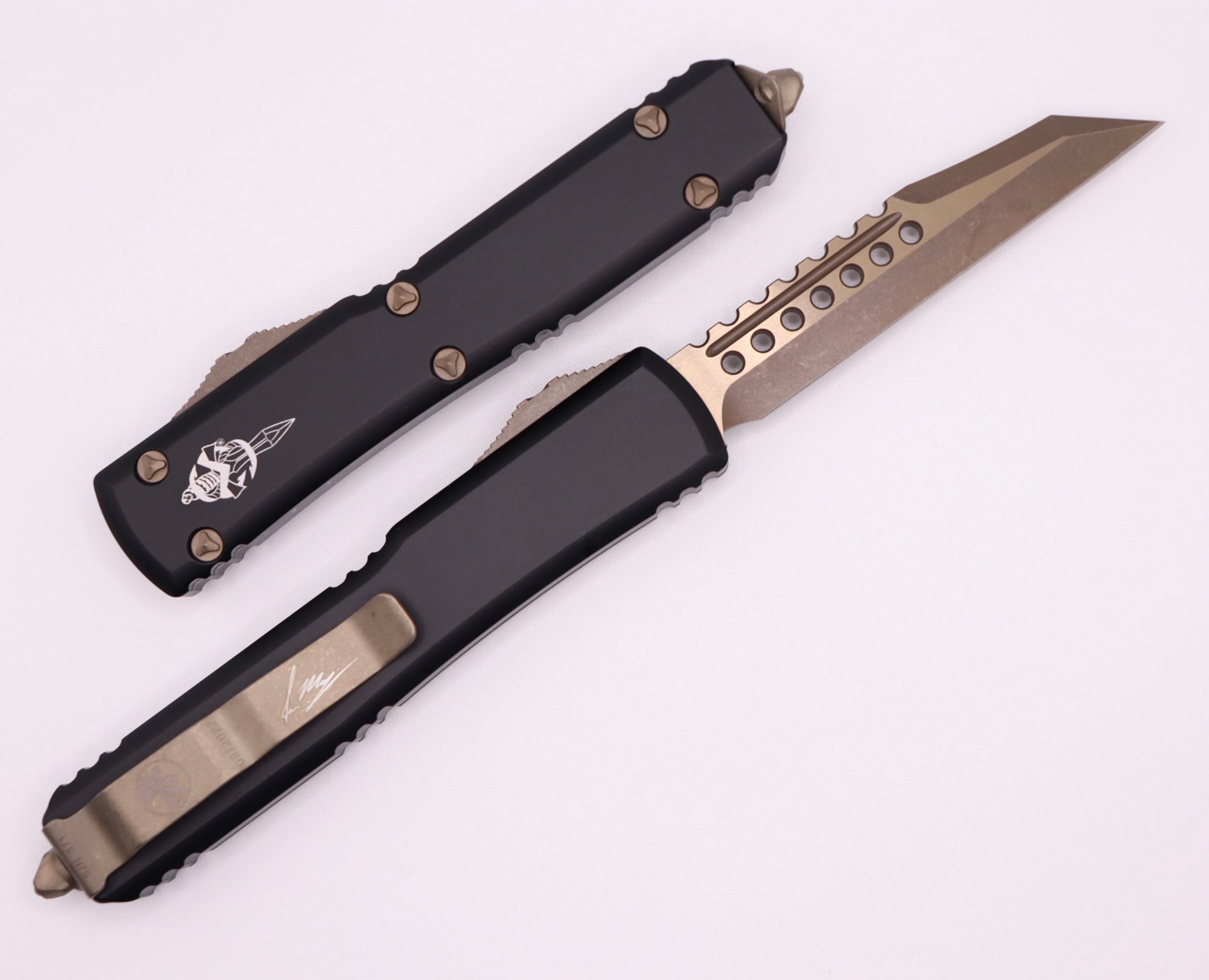 Microtech Ultratech Warhound Bronze Apocalyptic Standard - Premium Tactical Knife