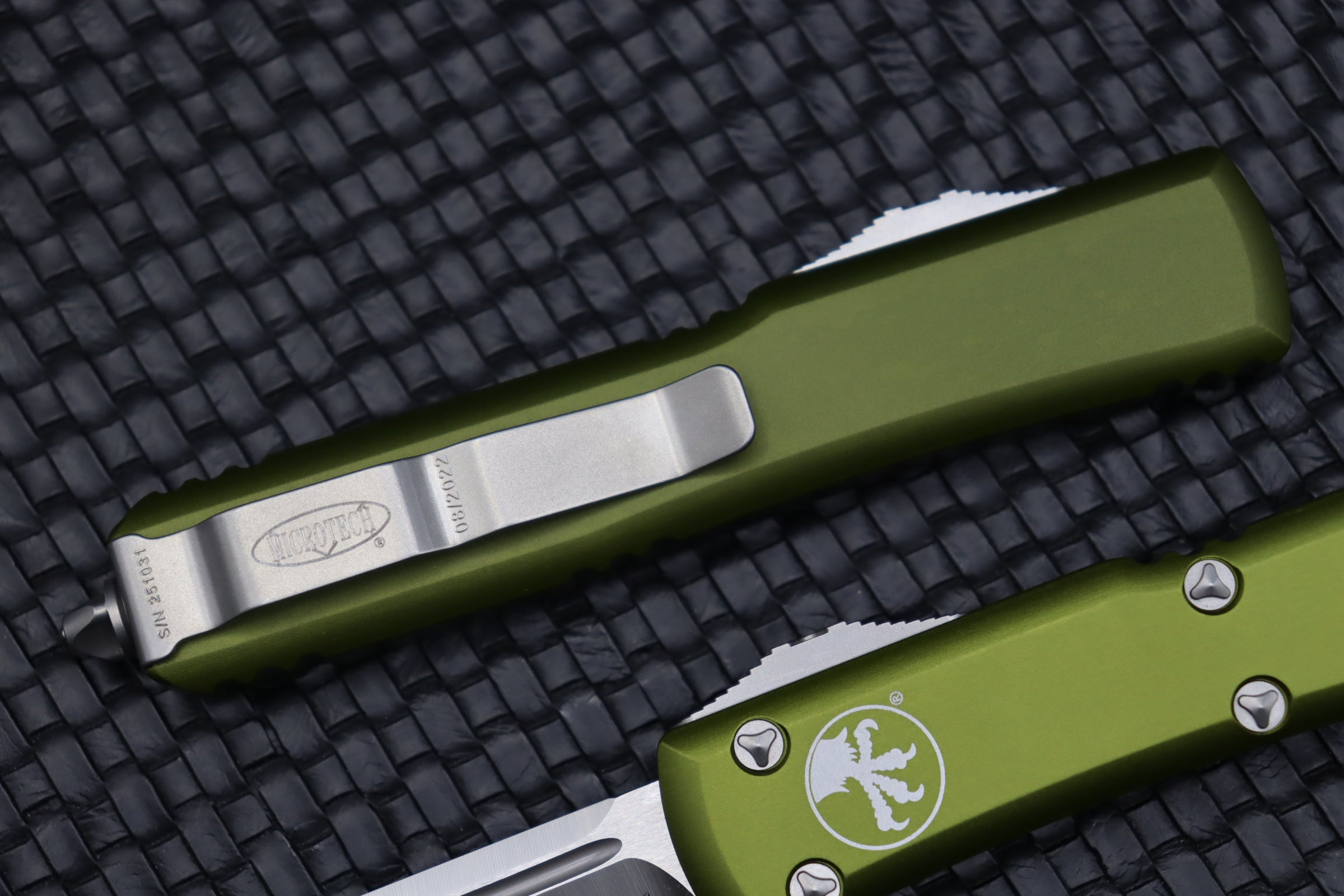 Premium Microtech Ultratech Tanto Knife - OD Green Satin Finish