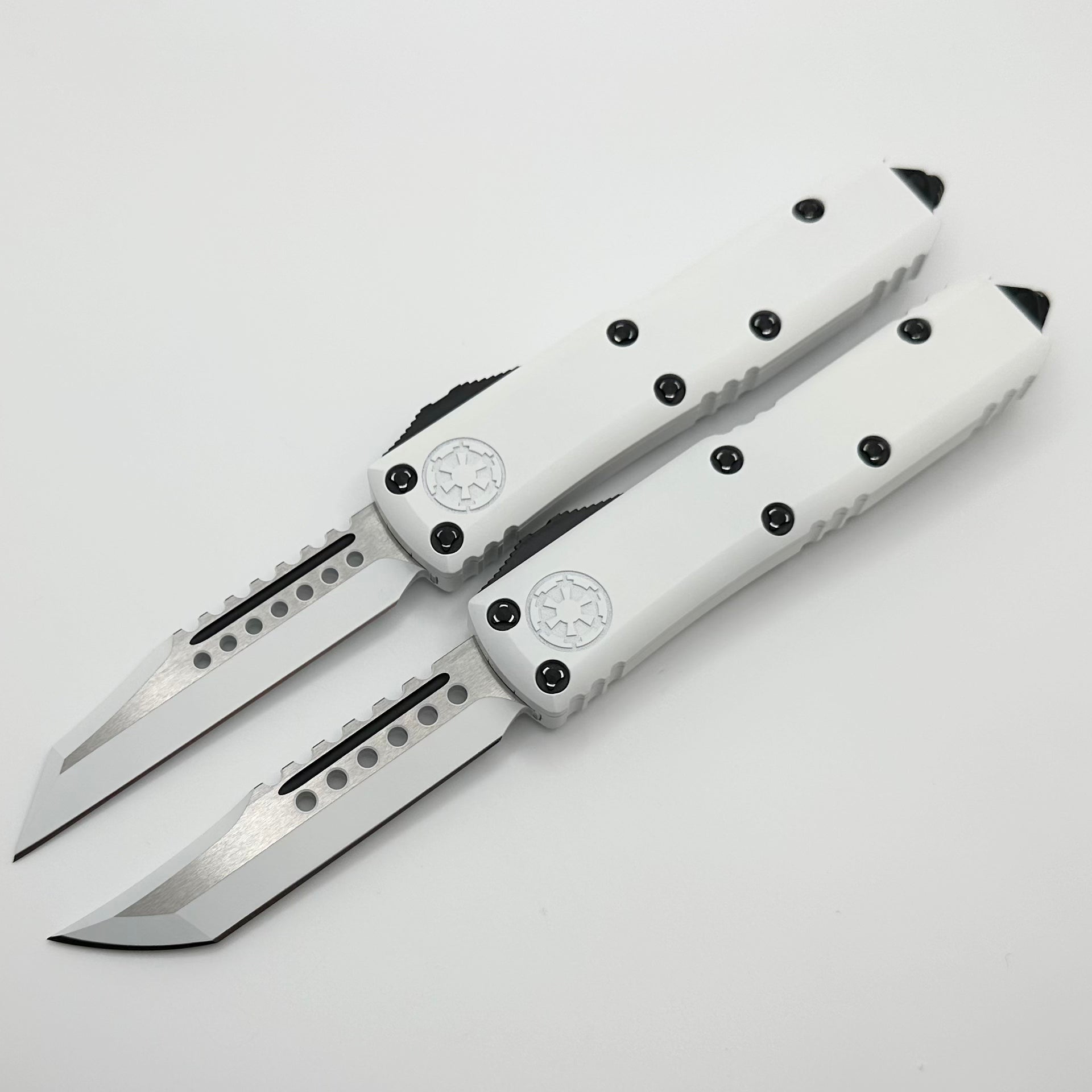 Premium Microtech UTX-85 Storm Trooper Signature Series - Hellhound & Warhound Knife Set