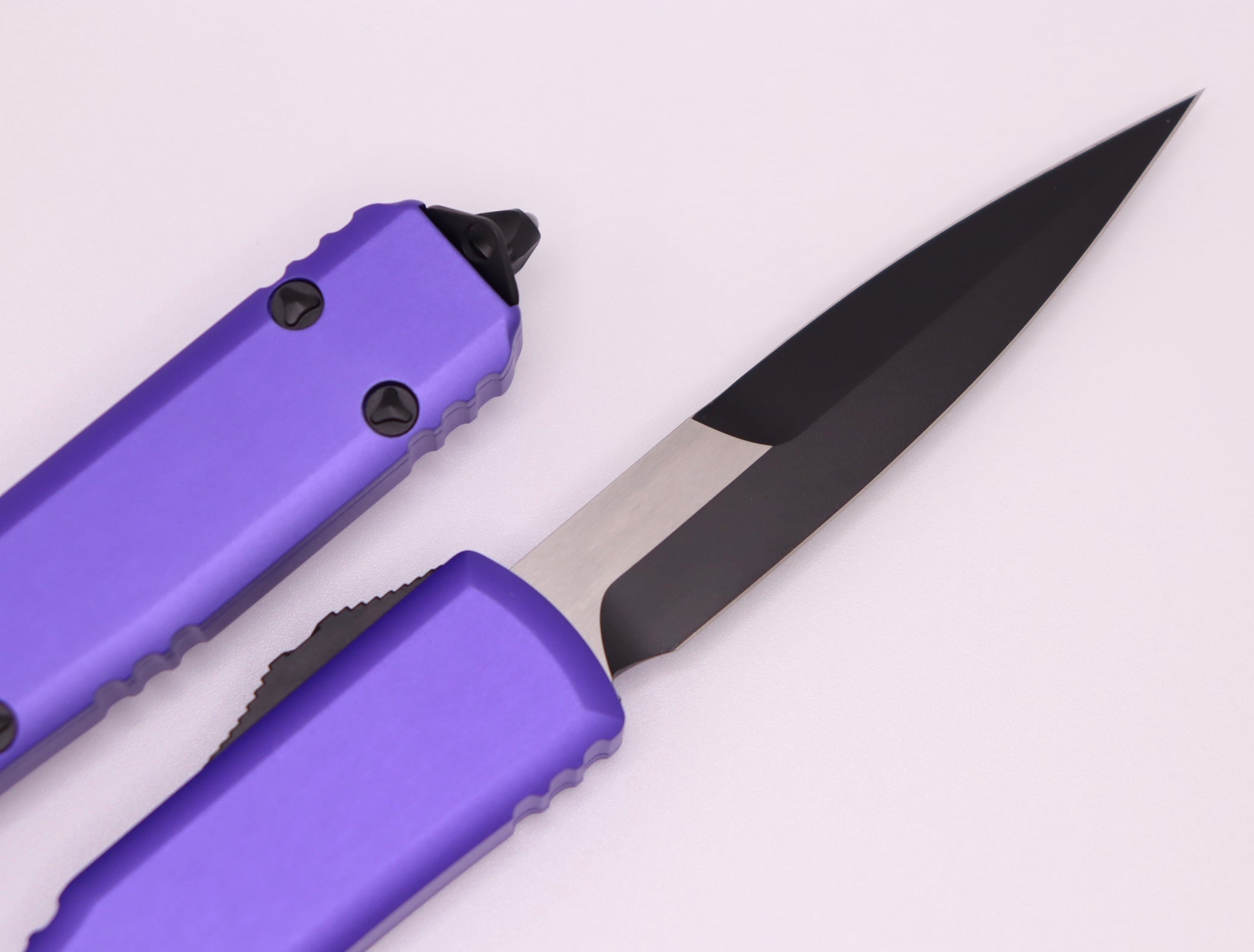 Premium Microtech Ultratech Bayonet Knife - Purple Standard Edition