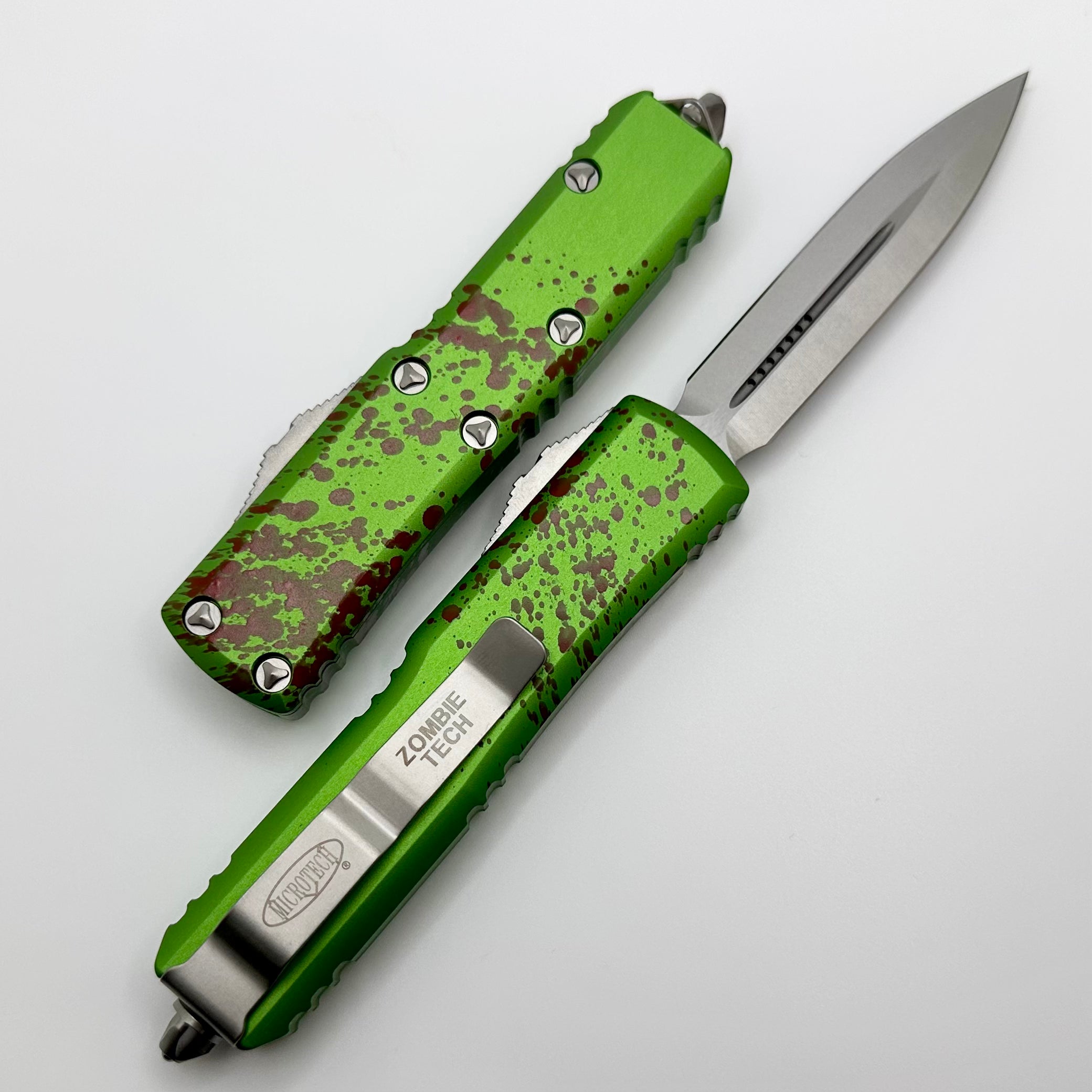 Microtech UTX-85 Zombie Tech Double Edge Tactical Knife - Signature Series