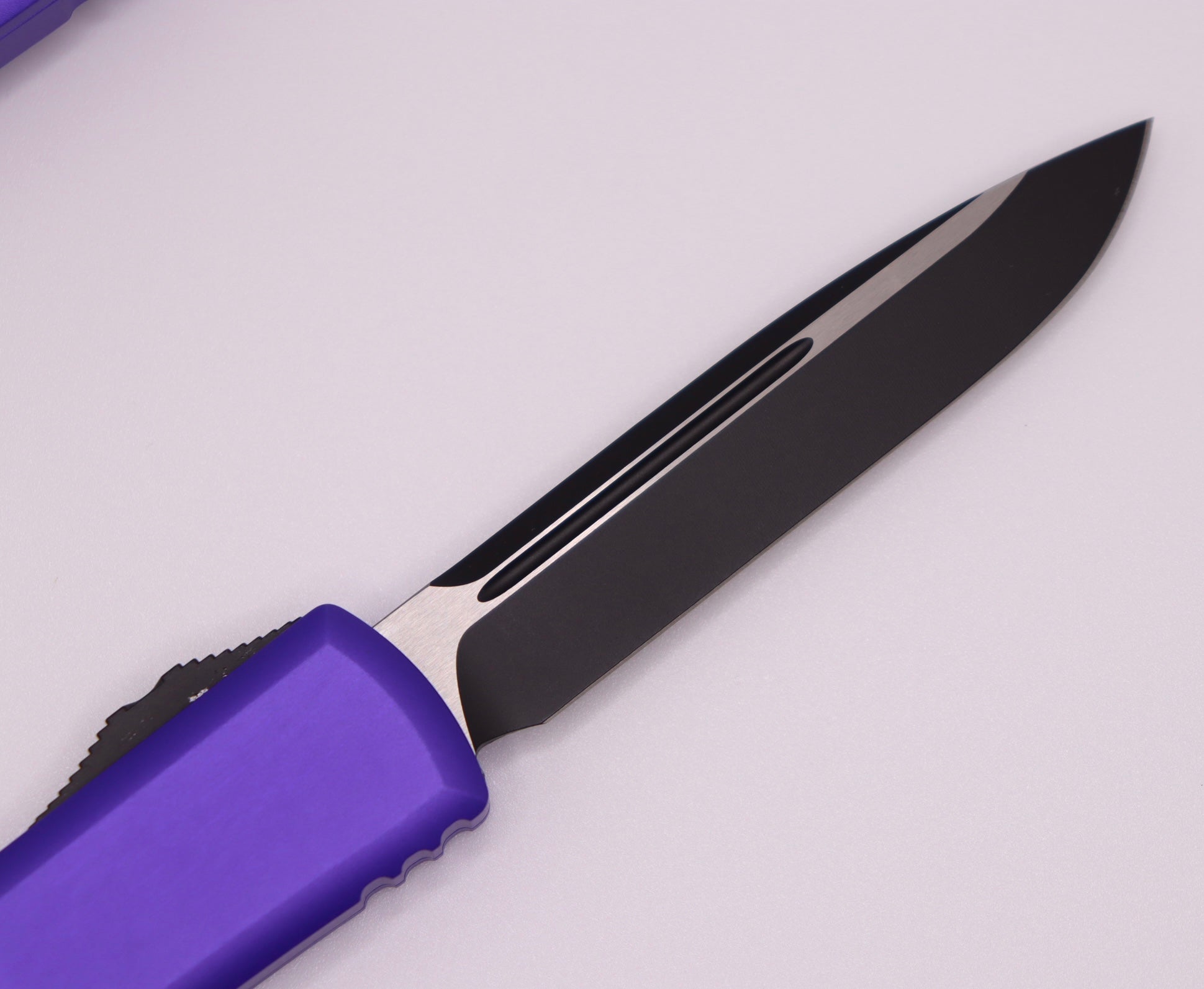 Premium Microtech Ultratech OTF Knife - Purple Standard Edition