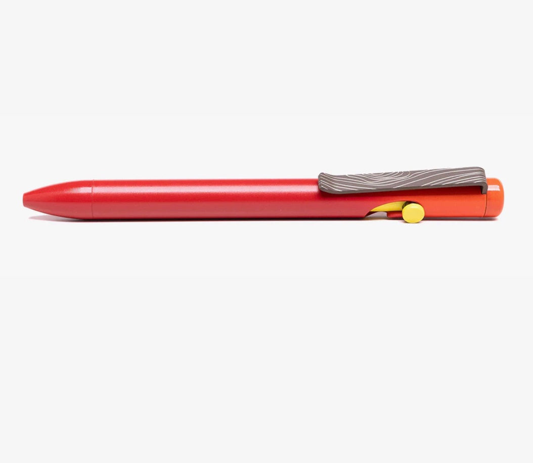 Premium Tactile Turn Titanium Ember Bolt Action Pen - Seasonal Limited Edition