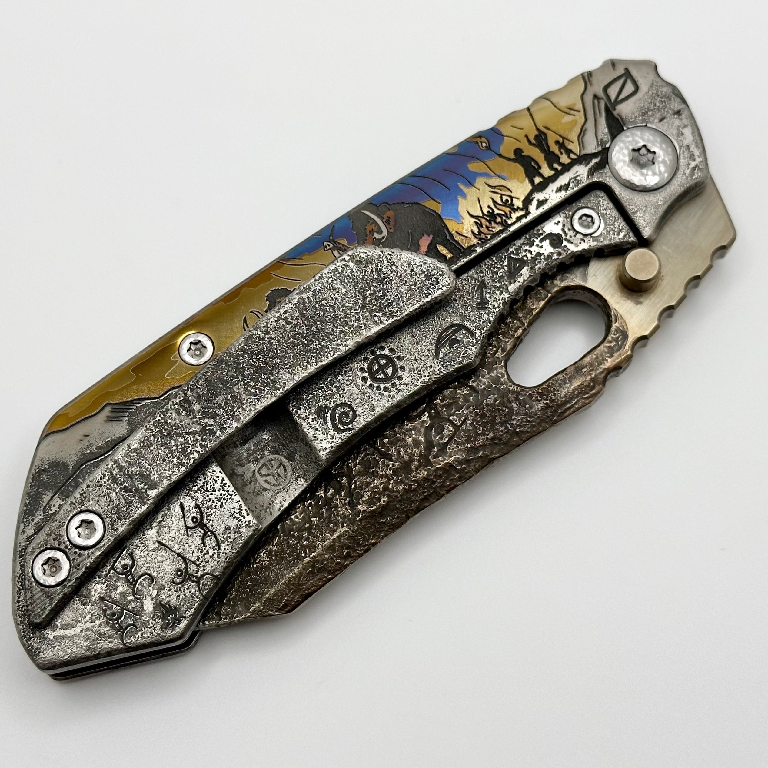 Premium Custom Knife Factory Evo 3.0C ONE OFF Woolly Mammoth - Ultimate Collectible