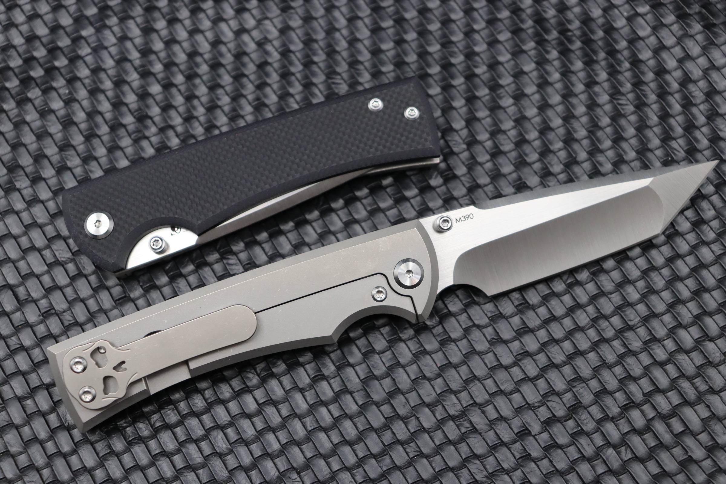 Chaves Knives 229 Liberation Tanto - Premium M390 Blade & Black G-10 Handle