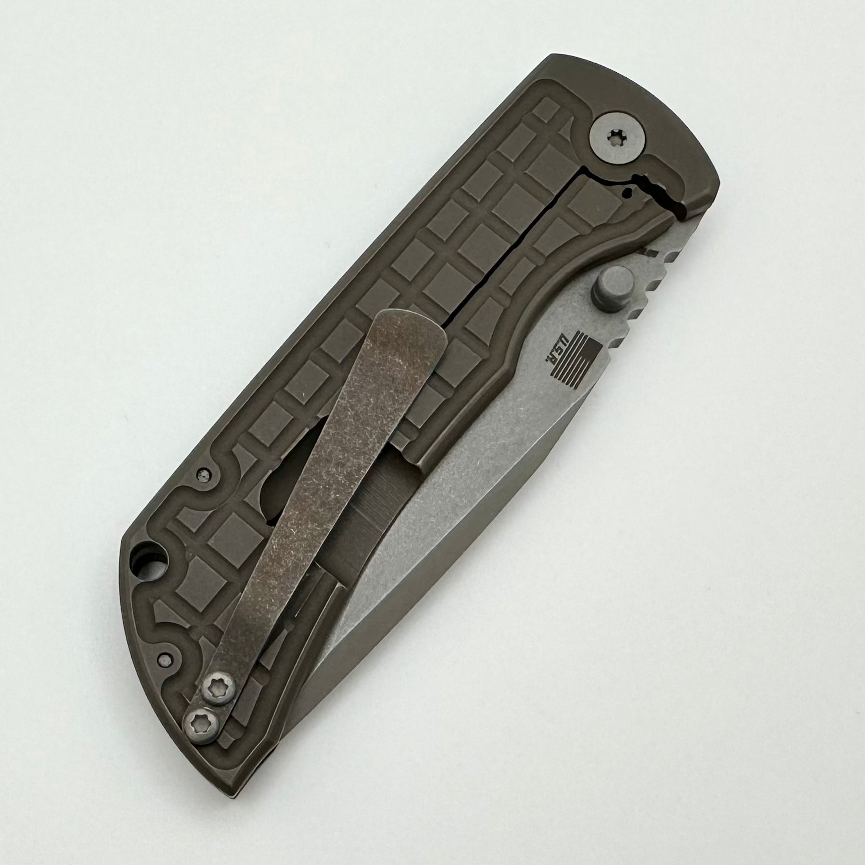 McNees Premium Machined MAC 2 3.5 - Ultimate EDC Knife in Matte Stonewash Bronze