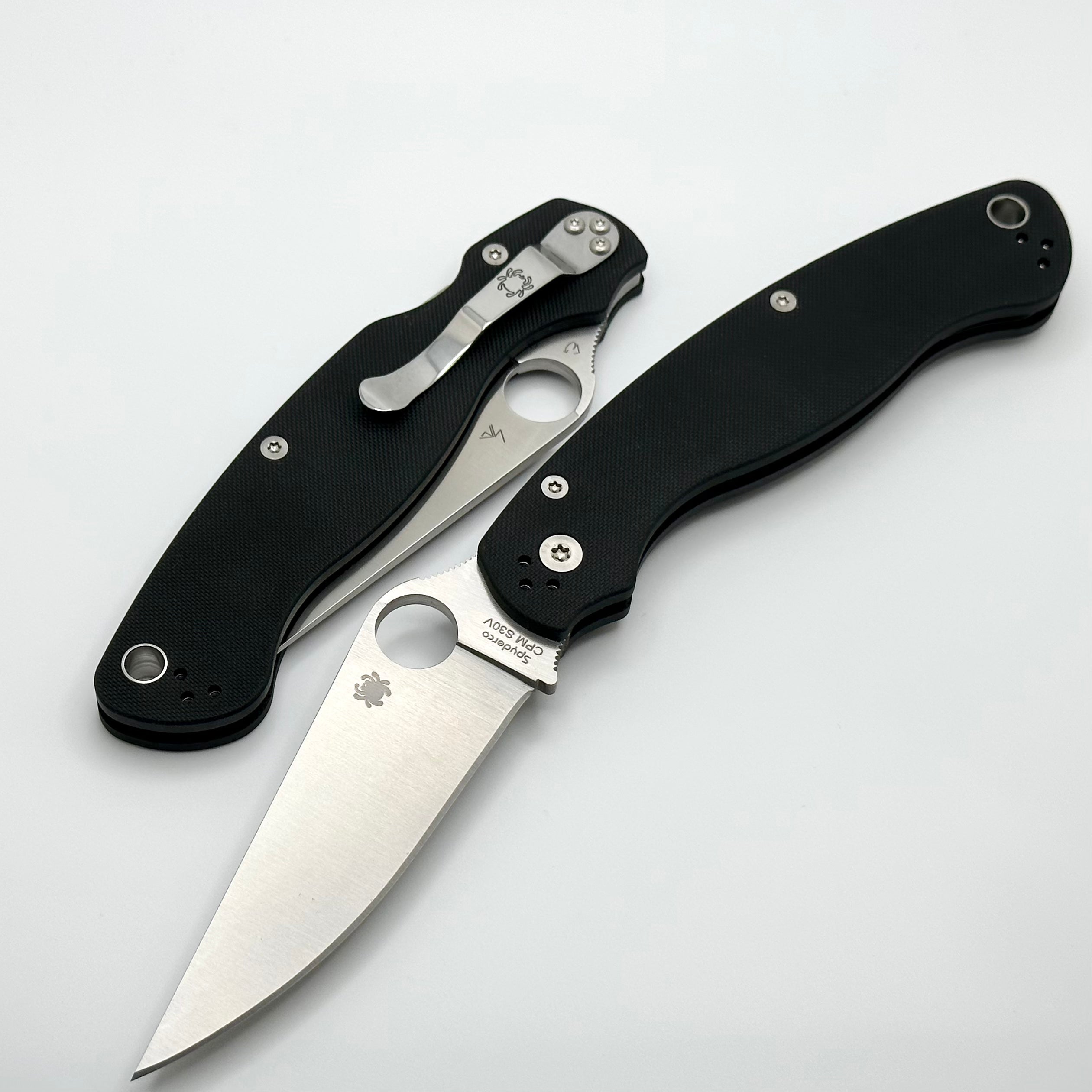 Spyderco Military 2 Premium Tactical Knife - Black G-10 & CPM-S30V