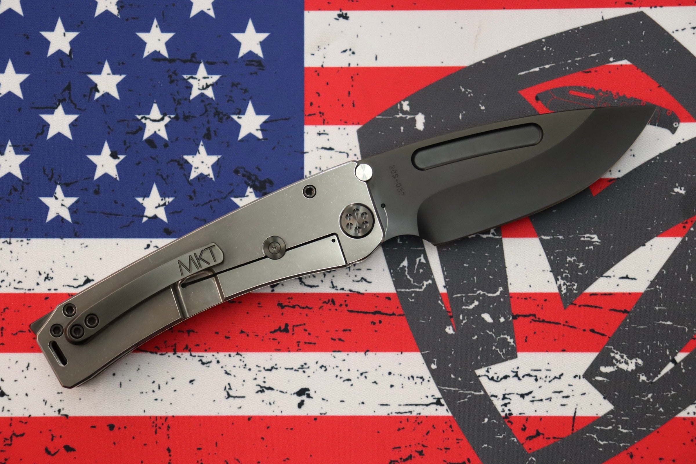 Medford Marauder H S35VN PVD Drop Point Tactical Knife with Premium Tumbled Filigree Handles