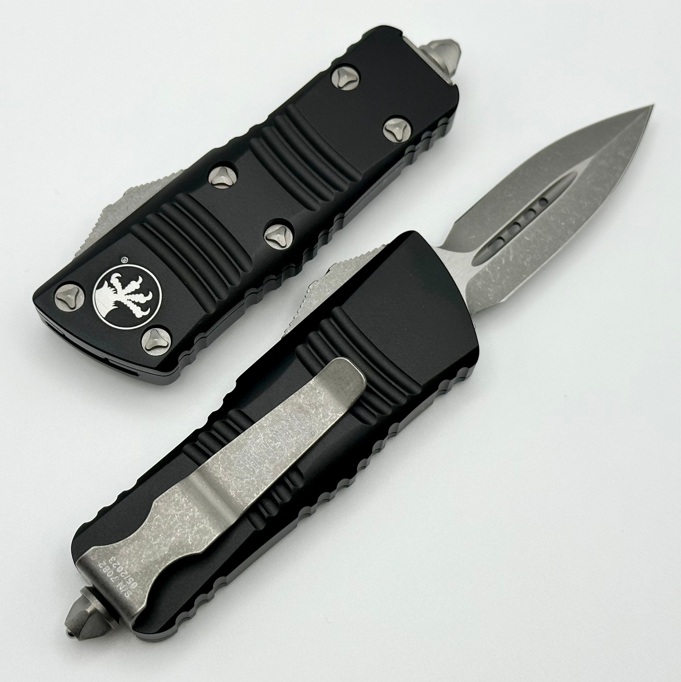 Microtech Mini Troodon D/E Stonewash Apocalyptic - Ultimate Compact EDC Knife