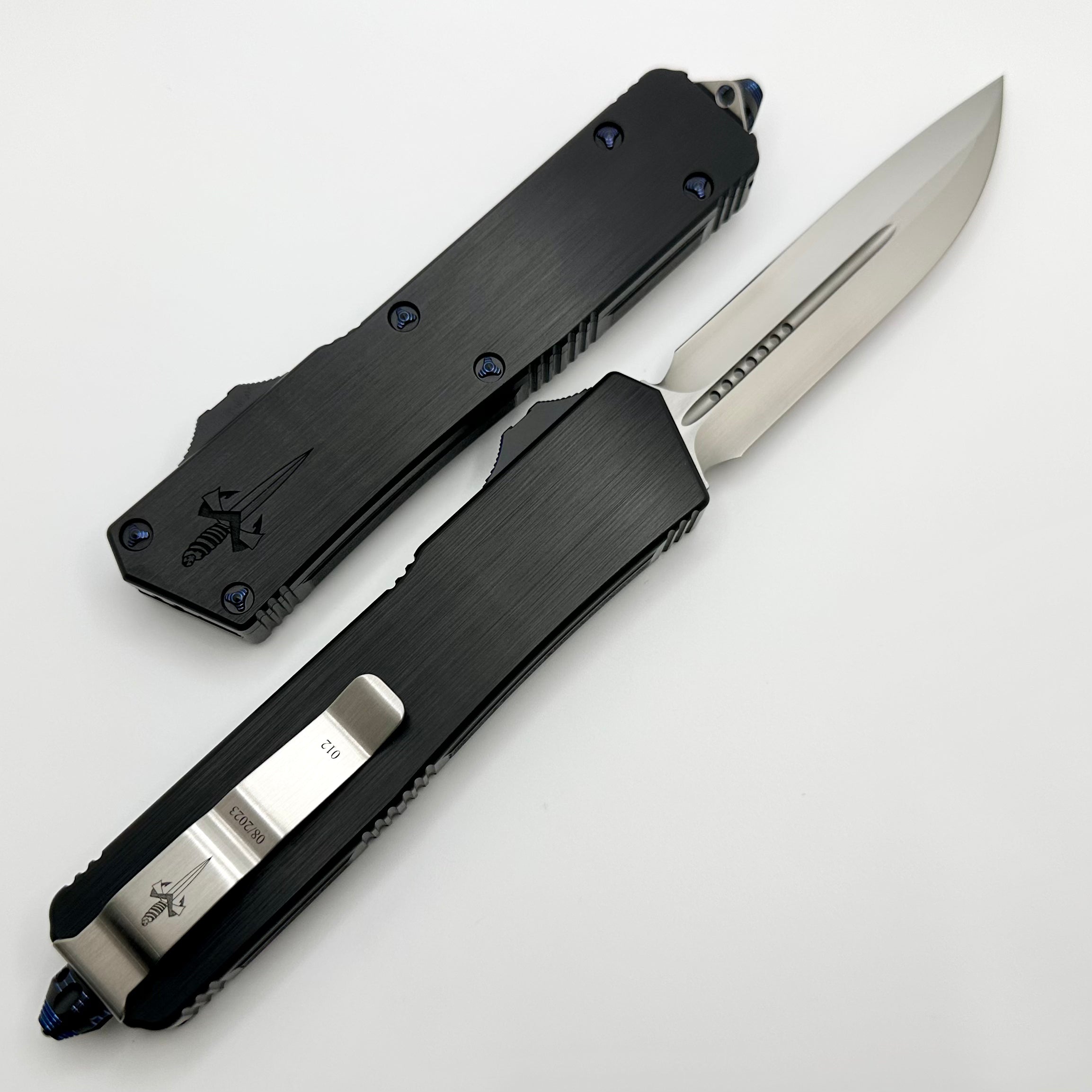 Ultimate Marfione Custom Scarab 2 DES Tactical Knife - Premium M390 Blade & Black Hefted Handle