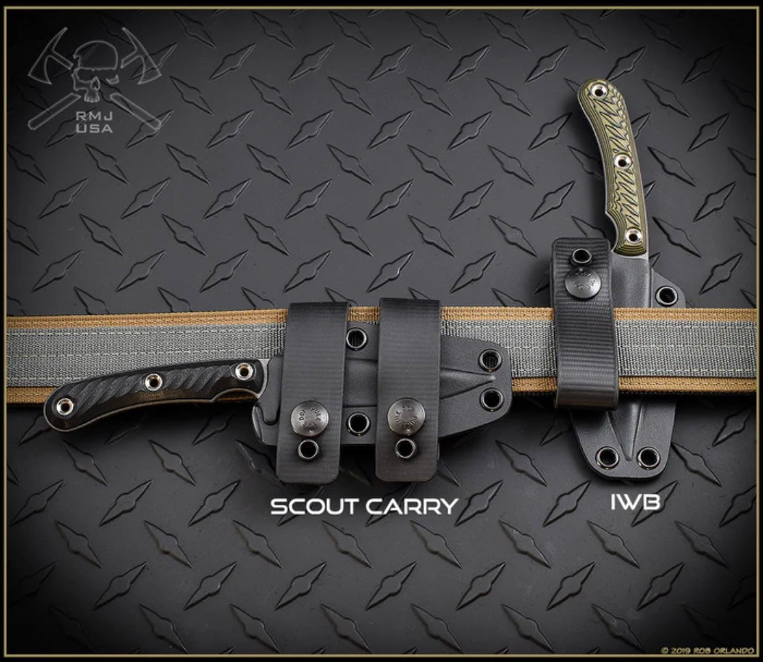 RMJ Tactical Sparrow Premium Fixed Blade - MagnaCut Steel & Olive G-10 Handle