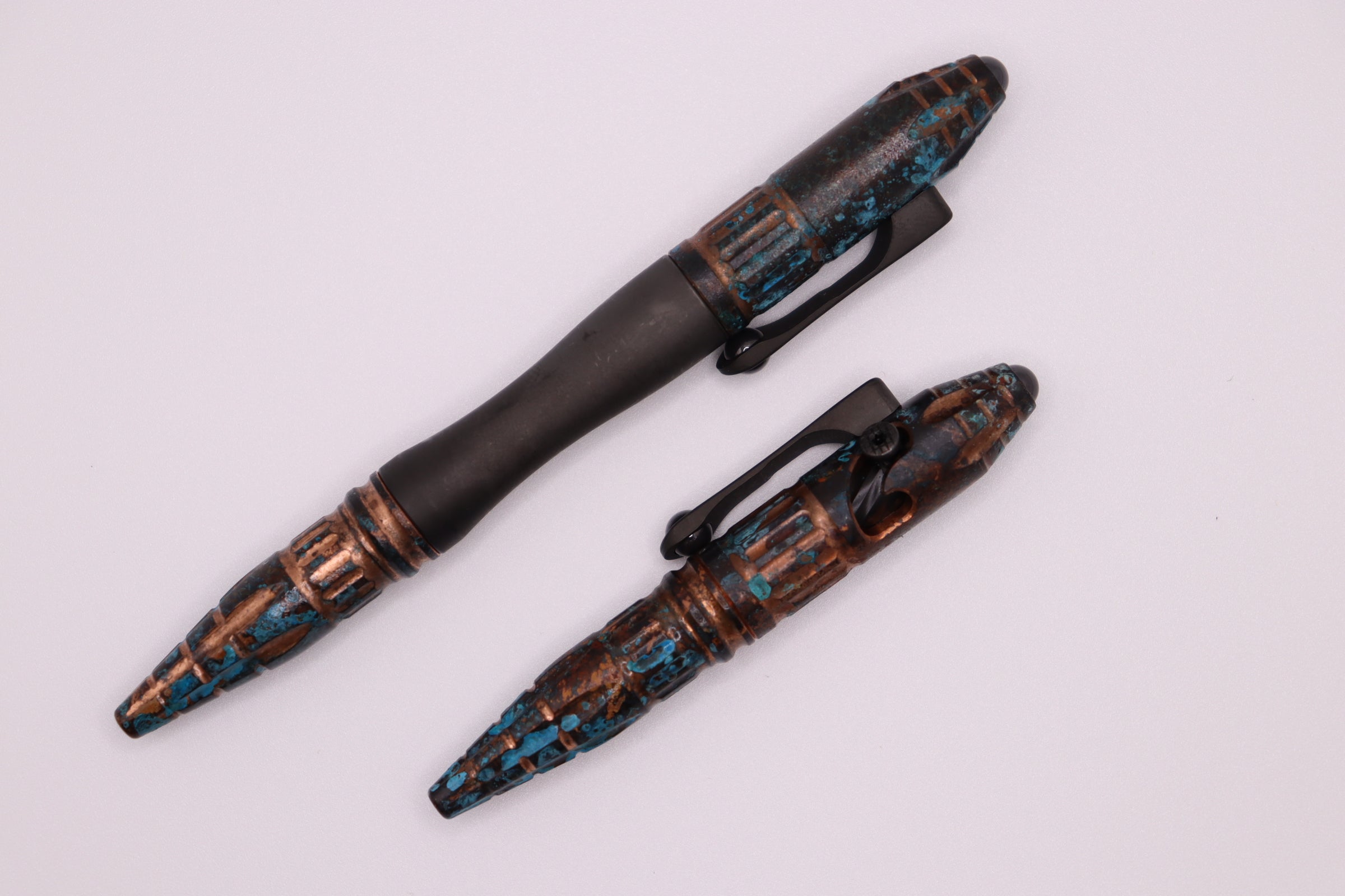 Premium Thoth Pen with Chemtima Finish & DLC Smooth Titanium Design