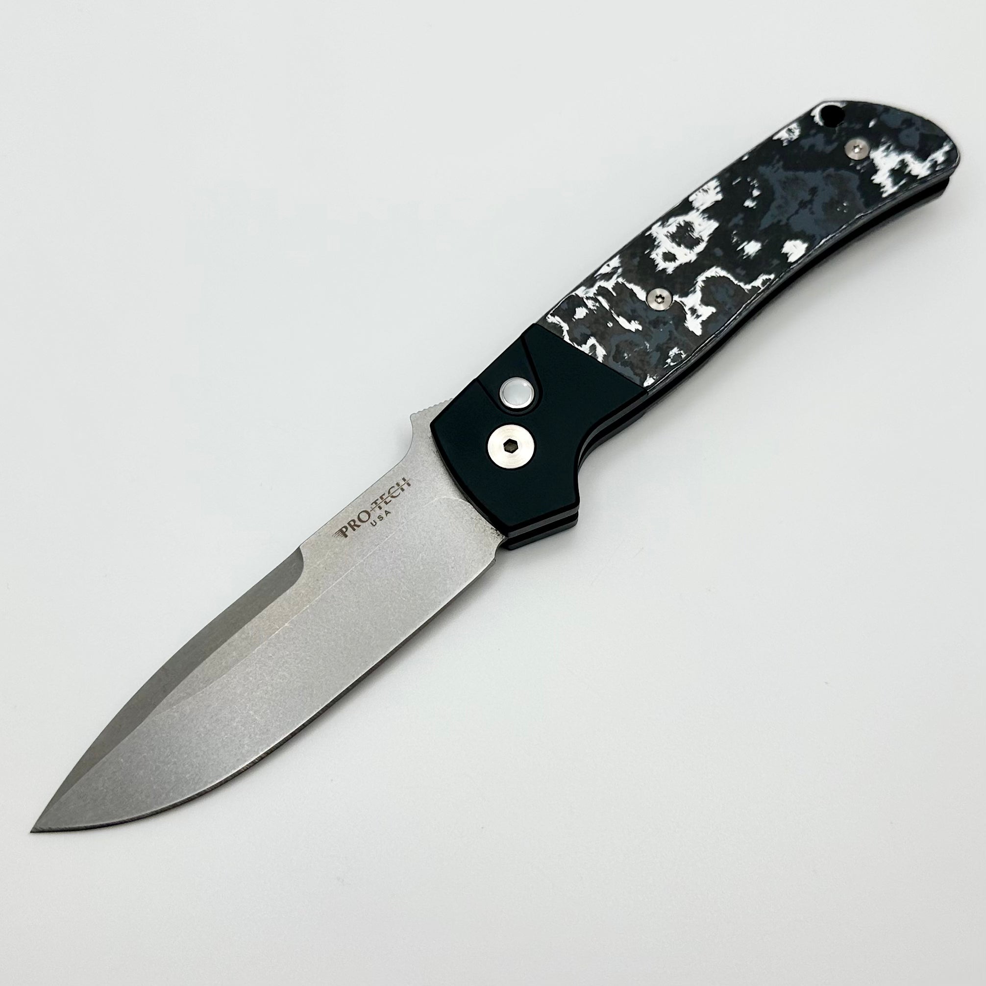 Pro-Tech Terzuola ATCF Ultimate EDC Knife - White Storm Fat Carbon & MagnaCut Blade